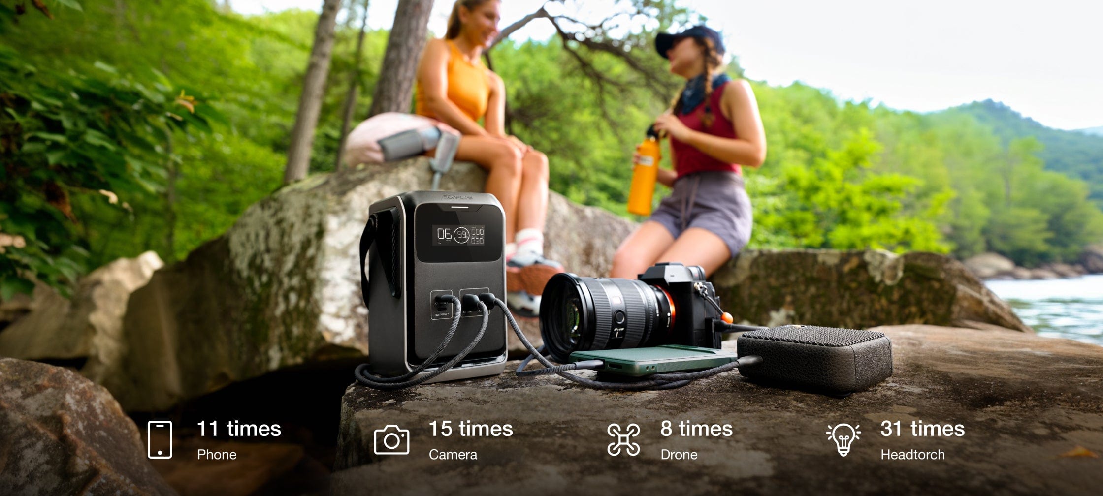 طاقة لكل مشهد، من المخيم إلى الرحلة