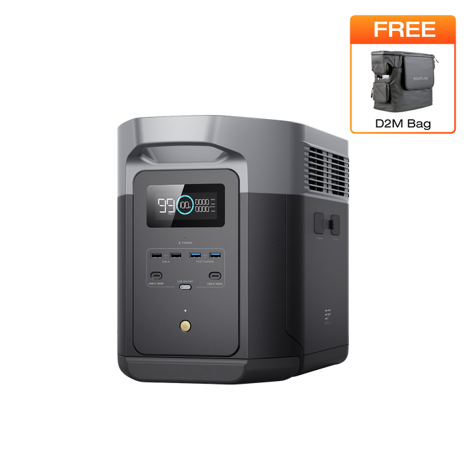 محطة الطاقة المحمولة من EcoFlow DELTA 2 Max