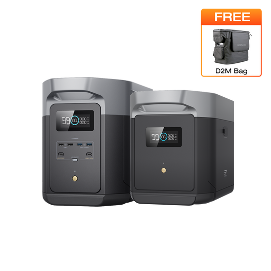 محطة الطاقة المحمولة من EcoFlow DELTA 2 Max