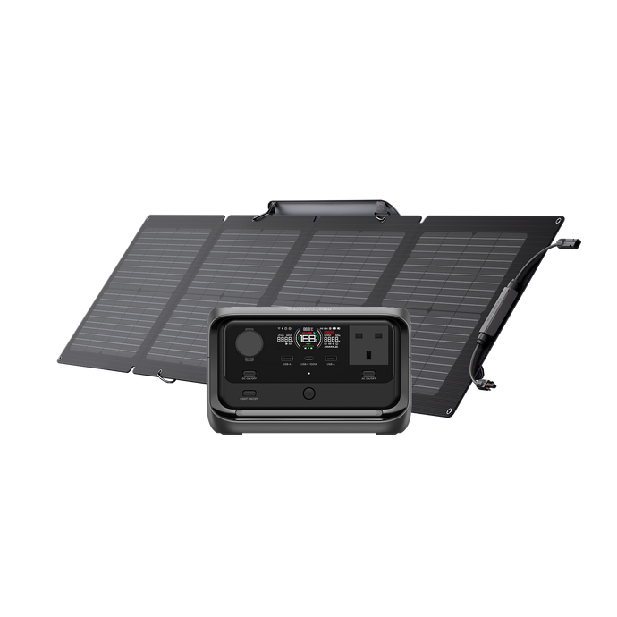 جهاز مولد الطاقة الشمسية EcoFlow RIVER 3 Plus (PV110 واط)