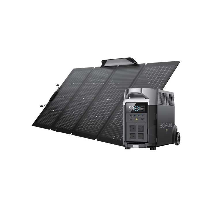 EcoFlow DELTA Pro + 220W Portable Solar Panel 1