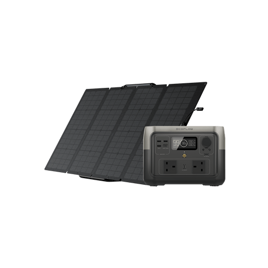 EcoFlow RIVER 2 Max + 160W Portable Solar Panel